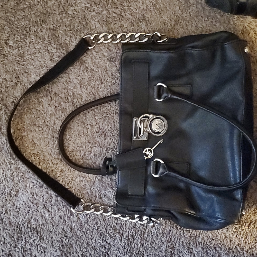 Michael Kors Purse(Silver &  black)